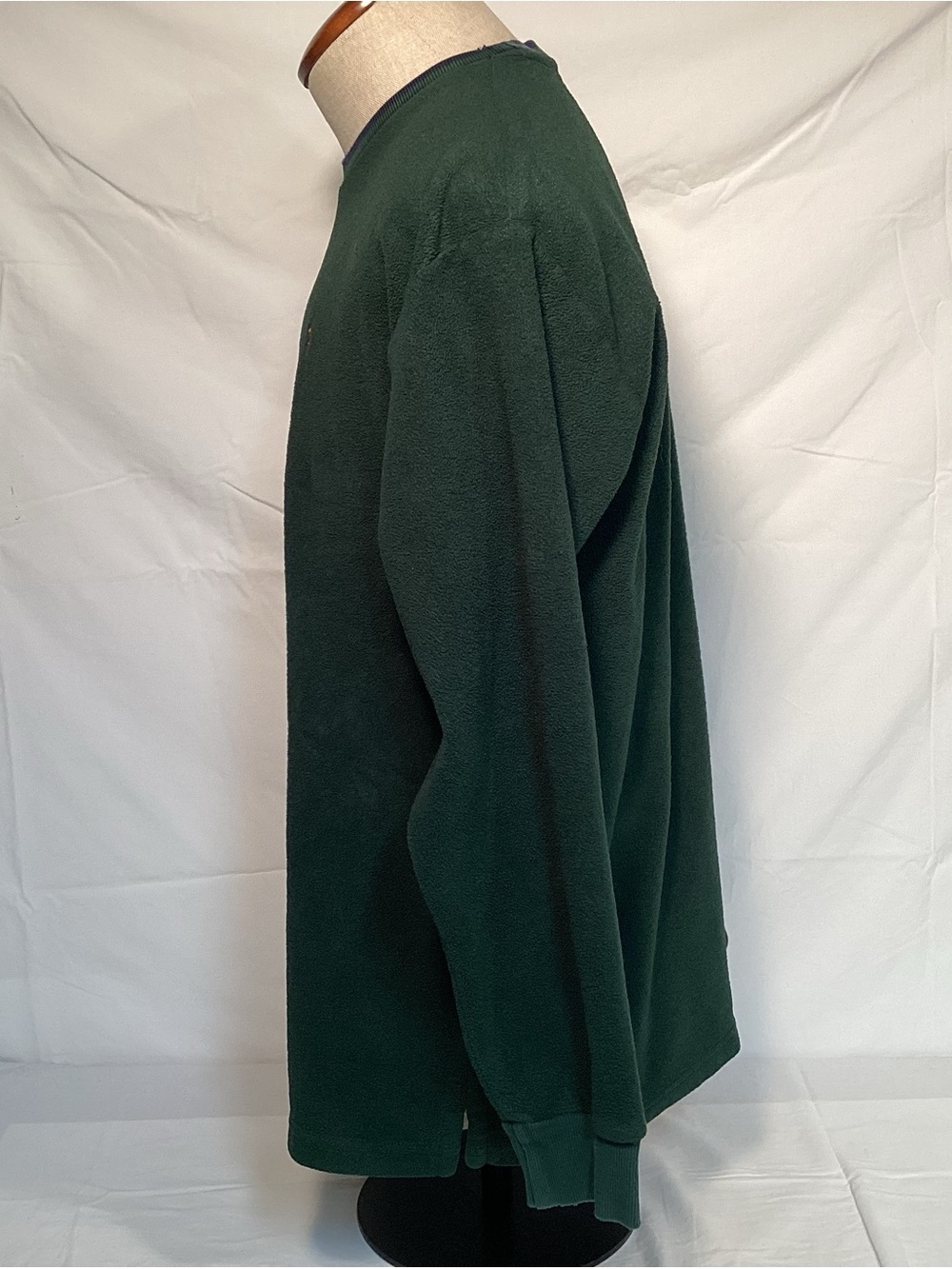 Polo Sport Vintage Ralph Lauren Dark Green Long-Sleeve Crewneck Pullover Mens XL - Picture 6 of 12